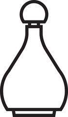 Beverage Bottle Line Icon
