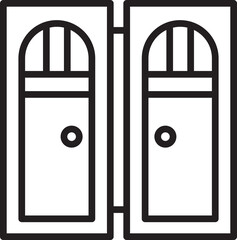 Window Icon Line Art
