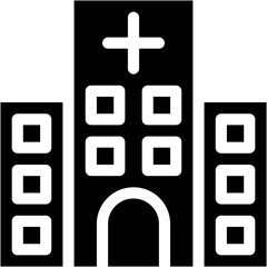 Obraz premium Vector Icon Dental Clinic, Dentist, Dental Care, Tooth, Teeth, Building, Hospital, Clinic