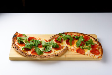 Italian restaurant pizza risotto pasta salad plate