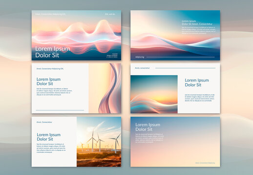 Aesthetic Presentation Template RGB