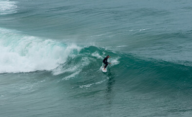 professional surfer riding waves, men catching waves in ocean, isolated. Surfing action water board sport. people water sport lessons and beach swimming activity on summer vacation