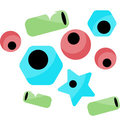 Colorful Beads Element