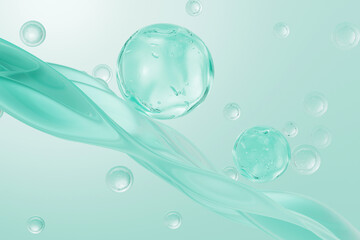 3d rendering cell molecule essence