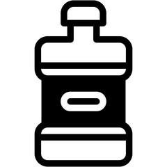 Mouthwash, Healthcare And Medical, Toothbrush, Hygiene, Clean Icon