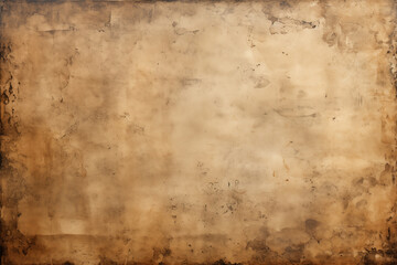 Old parchment paper. Vintage aged worn paper texture background. Natural pattern antique design art work and wallpaper.