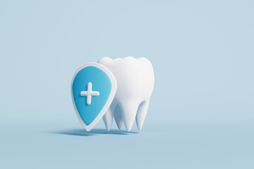 3d rendering tooth medical picture