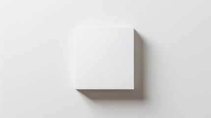 blank clean white paper with soft shadow, blank white paper background.