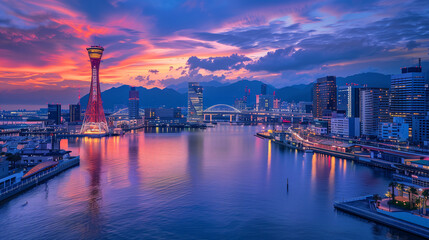 Kobe Harbor Drive: A travel app highlighting scenic routes around Kobe’s harbor and waterfront 