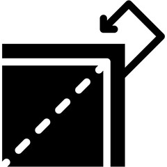 Vector Icon Arrow, Folding, Paper, Art, Design, Craft