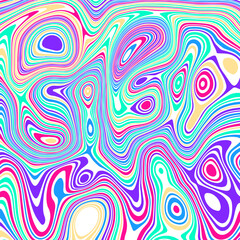 ABSTRACT PATTERN ILLUSTRATION MARBLED TEXTURE LIQUIFY PSYCHEDELIC PASTEL SOFT COLORFUL DESIGN. OPTICAL ILLUSION BACKGROUND VECTOR DESIGN