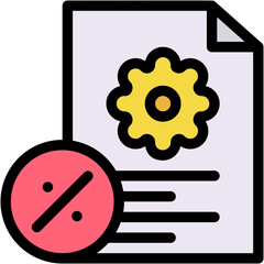 Vector Icon Bill, Invoice, Receipt, Billing, Validating Ticket