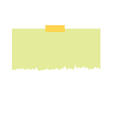 Pieces of Sticky Note