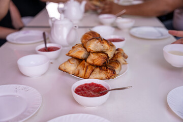 breakfast on the table