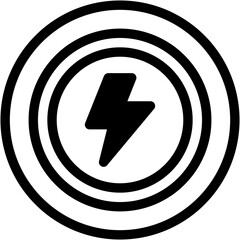 Vector Icon Energy, Electronics, Charge, Power, Electric Station, Renewable Energy