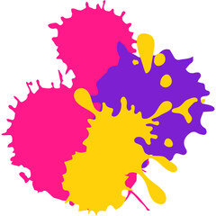 Colorfull Ink Splash