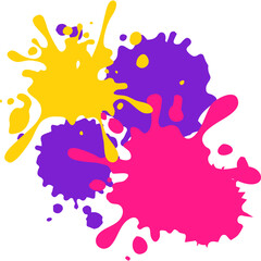 Colorfull Ink Splash