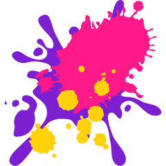 Colorfull Ink Splash