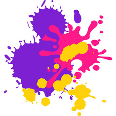 Colorfull Ink Splash