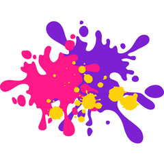 Colorfull Ink Splash