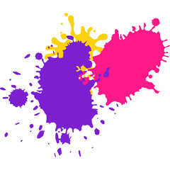 Colorfull Ink Splash