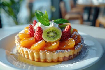 summer fruit tart professional advertising food photography