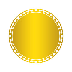 gold seal vector .eps