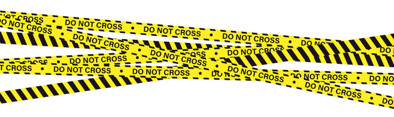 Police Line Illustration