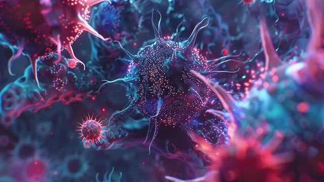 3D virus parameter background