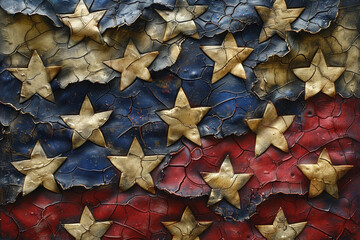 Vibrant Stars and Stripes Design