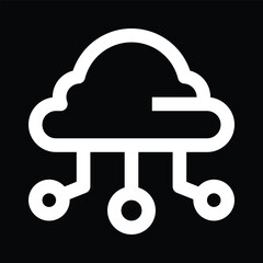 White Cloud Computing Icon