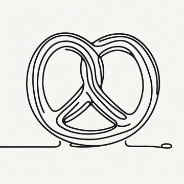 recommend clip art:  silhouette pretzel flat colors