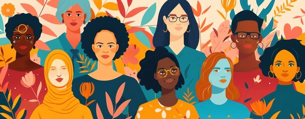 Design a background image for the International Day of Friendship, featuring diverse groups of people in a friendly and inclusive setting