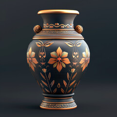 3d antique greek vase