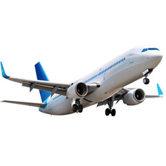 Fototapeta premium Air plane isolated PNG