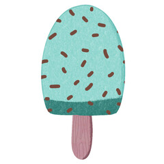 Popsicles and Ice Cream  Clipart Digital