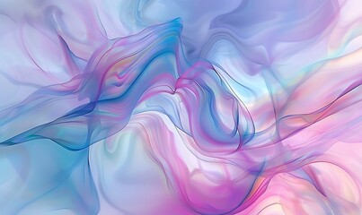Naklejka premium Abstract Swirling Patterns in Pastel Hues