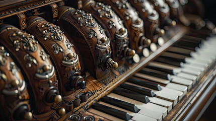 close up view of a stack of old keys