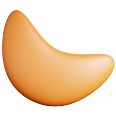 3d render of decor shape.