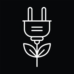 Eco-Friendly Plug Icon