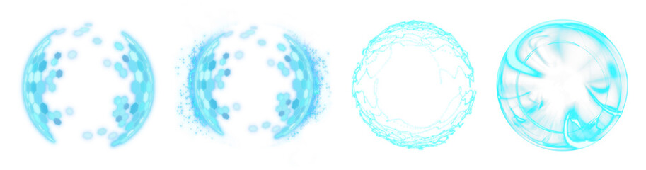 PNG Advanced technology sphere element  cut out element set © Rawpixel.com