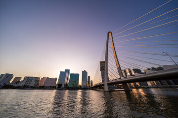 Ba Son Bridge in Ho Chi Minh City centre, Viet Nam