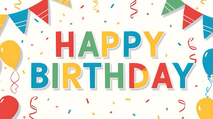 Happy Birthday celebration card background