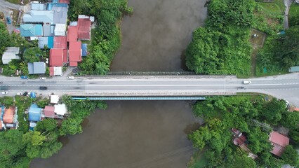 The Batu Kitang River and Surrounding Villages