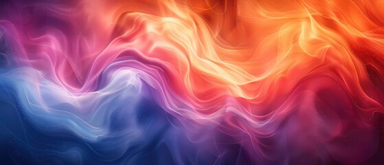 Obraz premium A dynamic abstract background with a spectrum of vibrant colors, swirling in a mesmerizing pattern. 