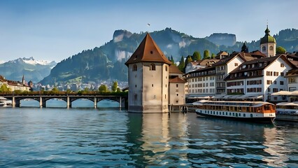 Lucerne and Lake Lucerne