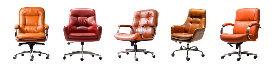 PNG Chair design  cut out element set