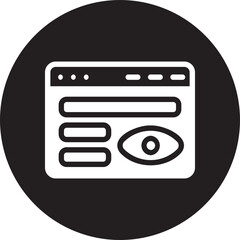 accesibility glyph icon