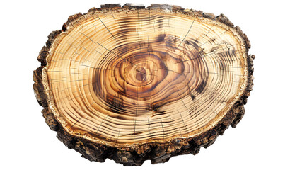 Obraz premium Wood grain, cross-cut trees, growth rings, circles