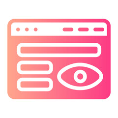 accesibility gradient icon